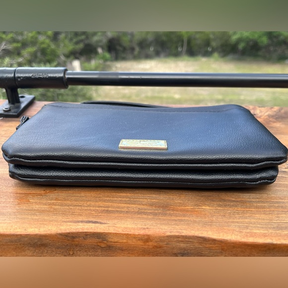 EUC Betsey Johnson Peek-A-Boo Black Cat Pouch/Wristlet - Picture 5 of 13